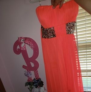 Orange Homecoming Dress
